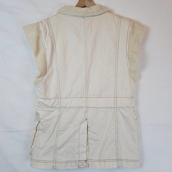 Free People Etta Sherpa Vest, size M - Picture 5 of 6